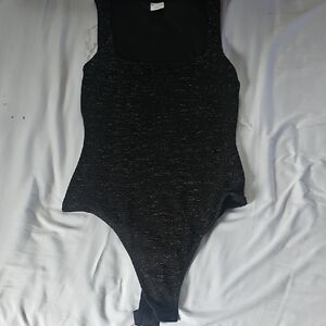 No Boundaries Black Bodysuit Essential Top